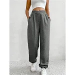 Women's Sweatpants Chinos Fashion Ethnic Style Full Length High Waist Pocket Elastic Waistband Comfy Soft Comfortable Micro-elastic Outdoor Street Lig - Image 5