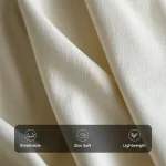 Women's Cotton Linen Sets Two Piece Sets Pure Color Hot Casual Comfort Home Daily Spring Fall 2025 - Image 4