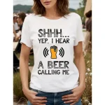 Oktoberfest Women's T Shirt Graphic Letter Vintage Stylish Classic Short Sleeve Crew Neck Round Neck Regular Tops Daily Weekend Print Black White Yell - Image 2